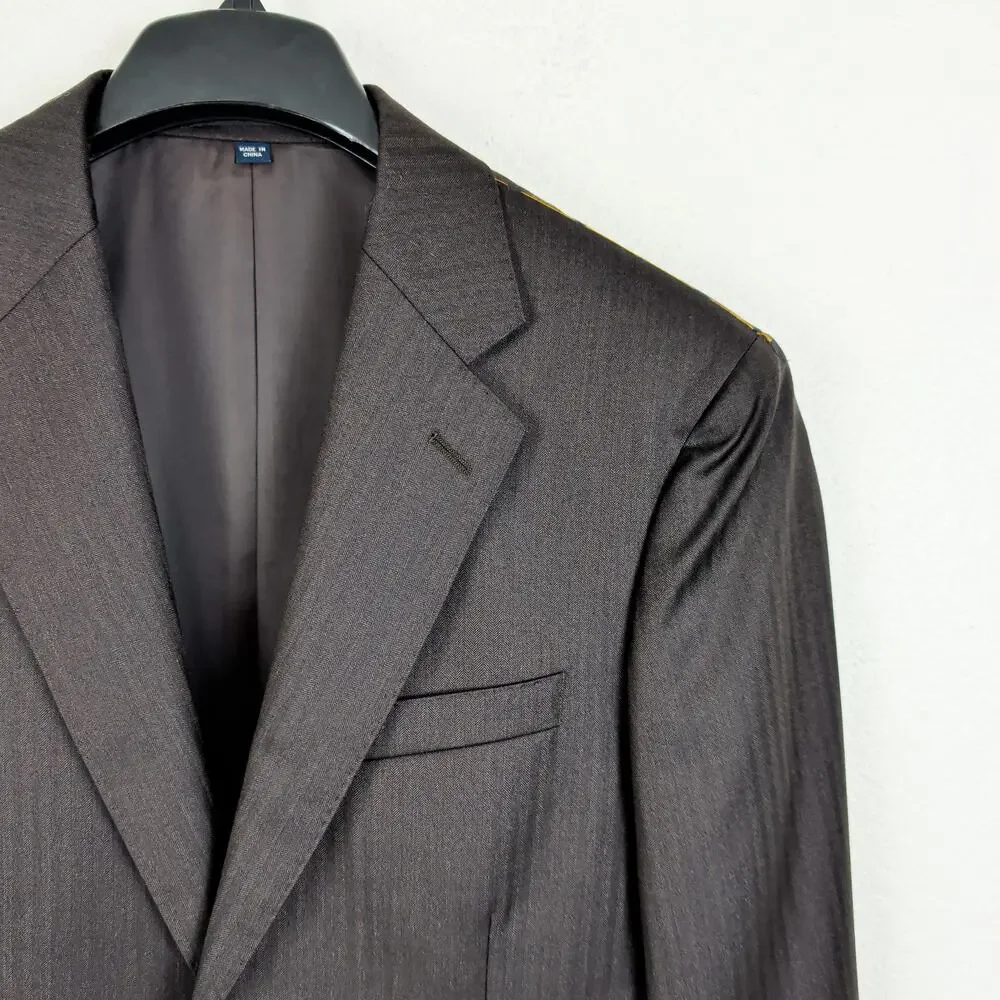 J.Crew Crosby Classic fit Suit Jacket Italy Wool herringbone 38R NWT $498